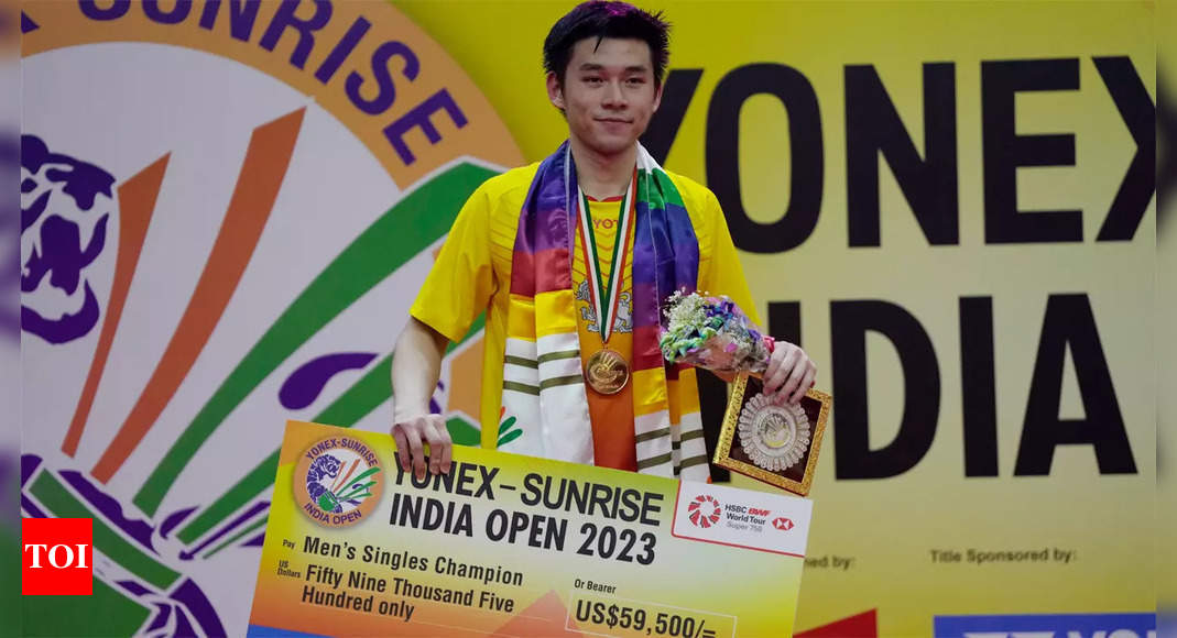 Kunlavut Vitidsarn emerges champion at India Open | Badminton News – Times of India