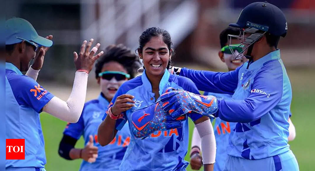 India Women thrash Sri Lanka by seven wickets in U-19 World Cup | Cricket News – Times of India