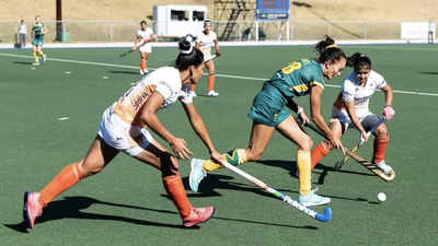 Indian women's hockey team holds South Africa to a 2-2 draw