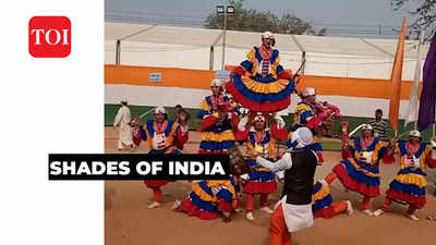 Republic Day: Artists from different states perform with tableaux