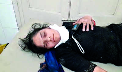 Man slits woman’s throat, flees leaving her locked up