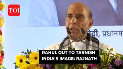 'Rahul Gandhi defaming India by saying there is hatred in country': Rajnath Singh slams Congress leader