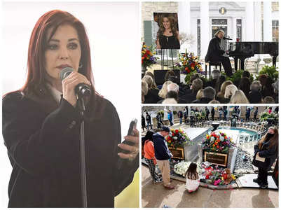 Lisa Presley's memorial service at Graceland