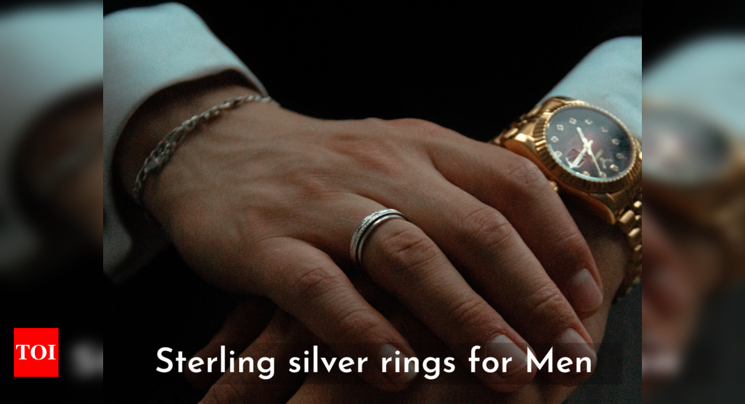 Men's 6MM Wave Pattern Sterling Silver Ring - Mens Wedding Band -  Walmart.com