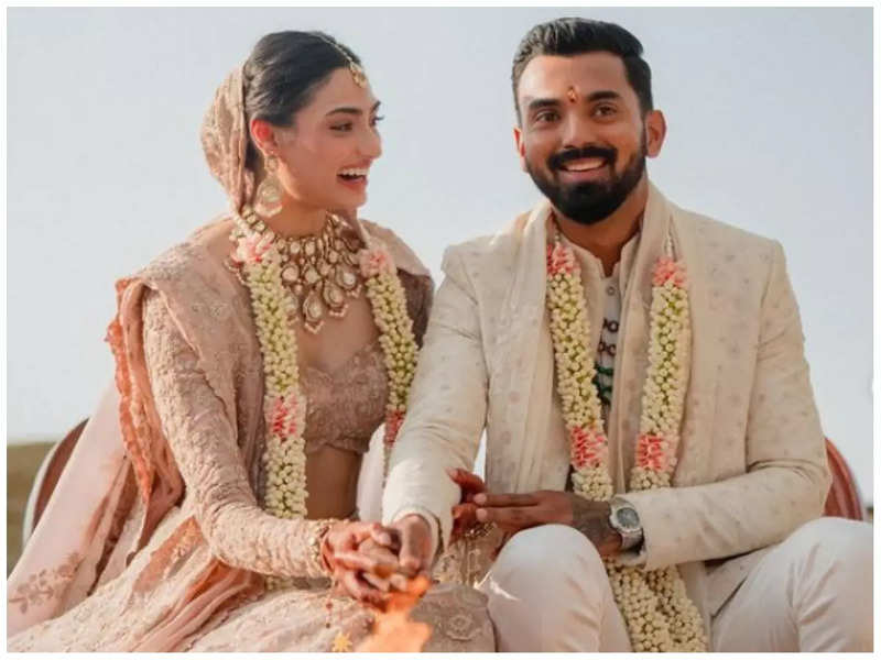 Athiya Shetty and KL Rahul share their FIRST pictures as husband and