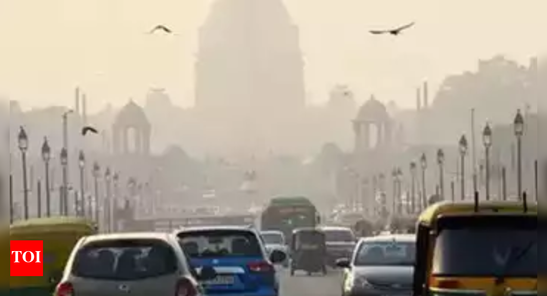 Delhi gets boost from wind, AQI improves from severe to very poor Delhi News Times of India