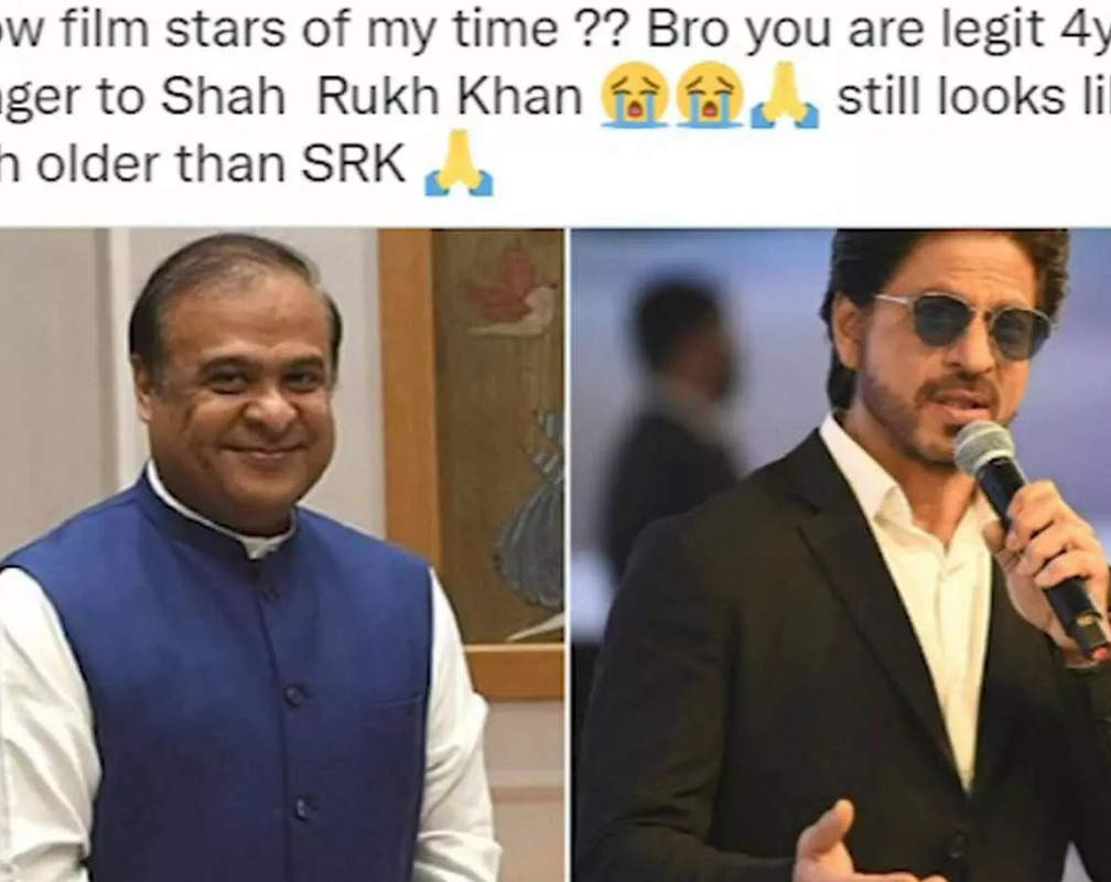
‘Bro you are 4 years younger to Shah Rukh Khan’: Assam CM Himanta Biswa Sarma gets trolled for ‘I know film stars of my time’ comment
