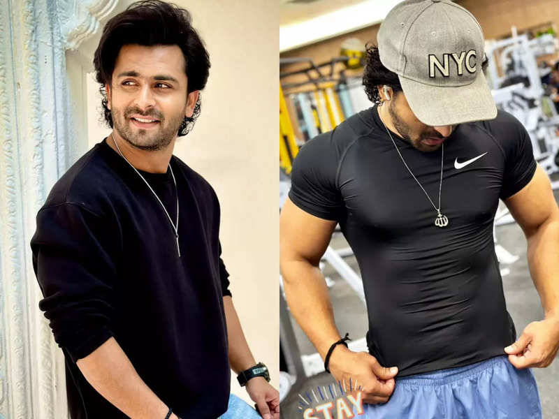 Daddy-to-be Shoaib Ibrahim flaunts his abs in a black tee at the gym, encourages fans to 'stay focused'
