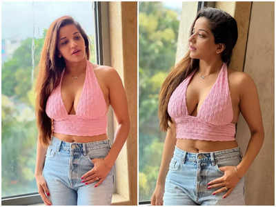 Photos: Monalisa looks stunning as she poses in a stylish pink top