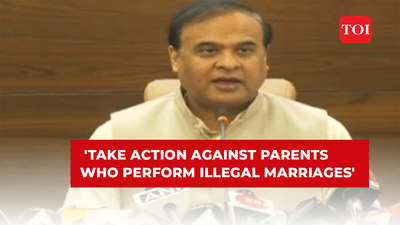 Assam CM Himanta Biswa Sarma: 'Will take action against priests and kazis who performed illegal marriages of underage girls'