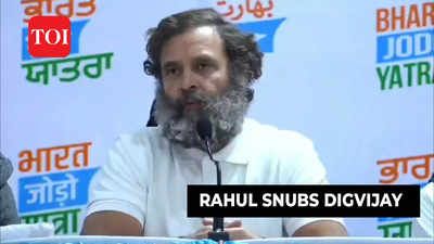 Surgical strike row: 'Don't agree with Digvijay Singh's personal views, says Rahul Gandhi