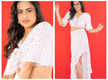 
'Gadad Andhar' actress Neha Mahajan looks stunning as she strikes a pose in white outfits; See pics
