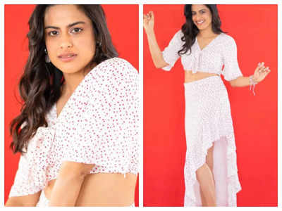 'Gadad Andhar' actress Neha Mahajan looks stunning as she strikes a pose in white outfits; See pics