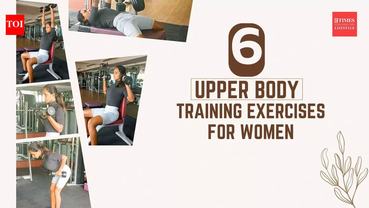 6 upper body training exercises for women