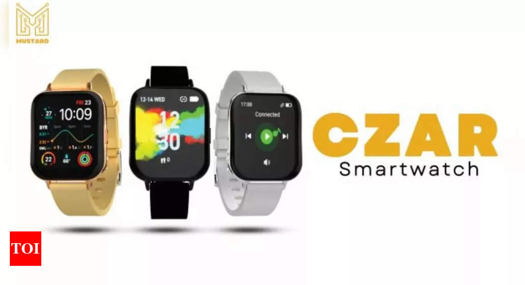 Mustard launches Magma and Czar smartwatches in India: Price, features and more – Times of India