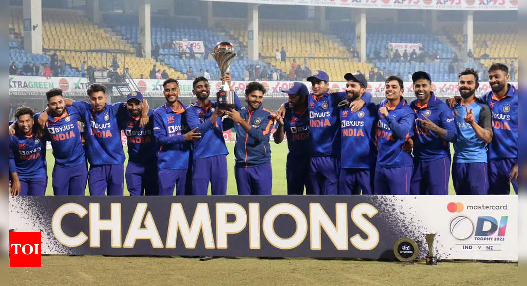 India vs New Zealand, 3rd ODI Highlights: Rohit, Shubman tons blow away New Zealand as India grab top spot in ODI rankings with 3-0 sweep | Cricket News – Times of India