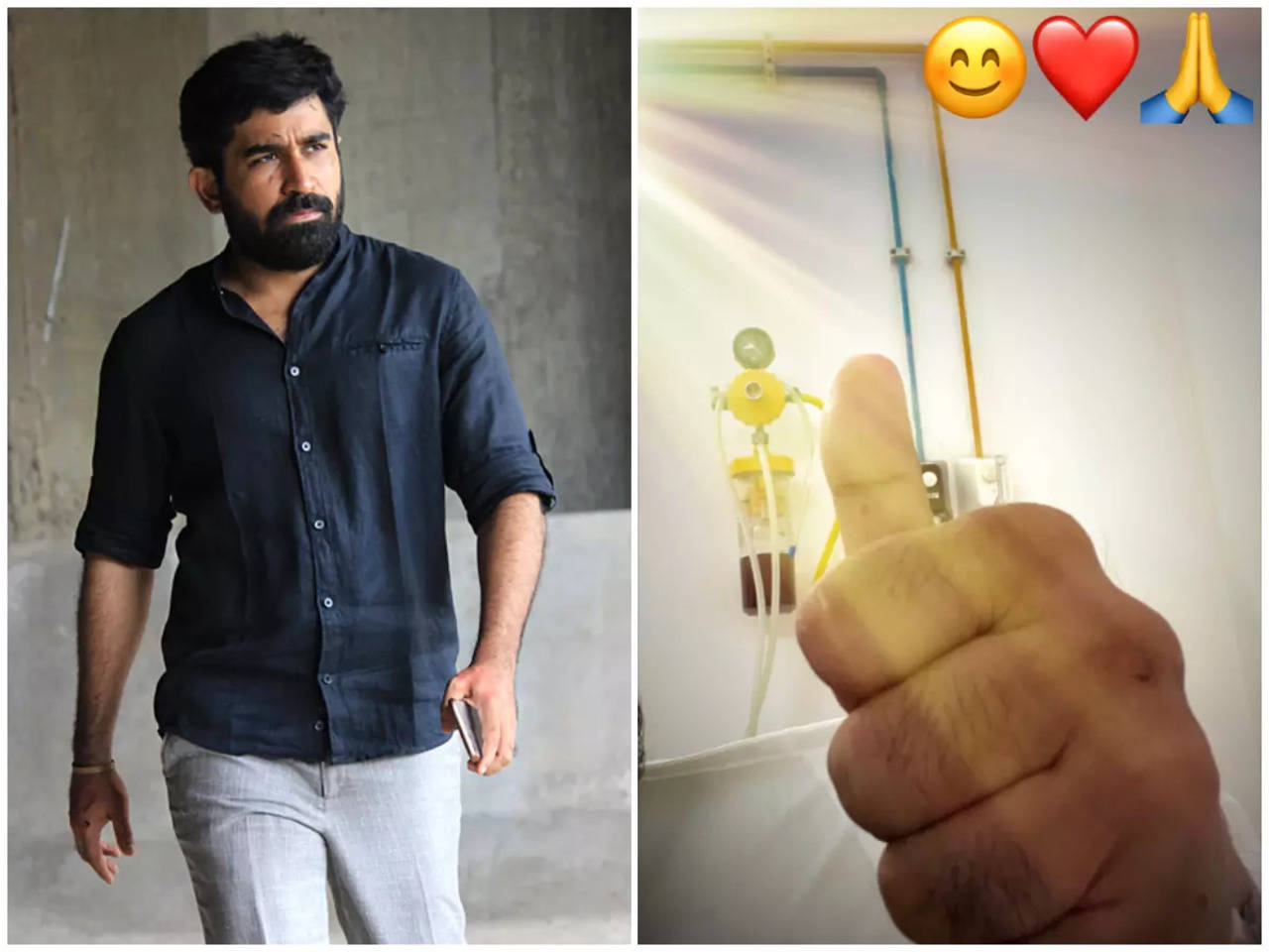 Recovering from a severe jaw and nose injury, says Vijay Antony ...