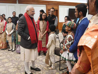 PM Modi interacts with 11 Bal Puraskar recipients, lauds their achievements