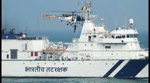 Indian Coast Guard Rescues 14 Crew Members from Grounded Vessel Off Alibaug Coast