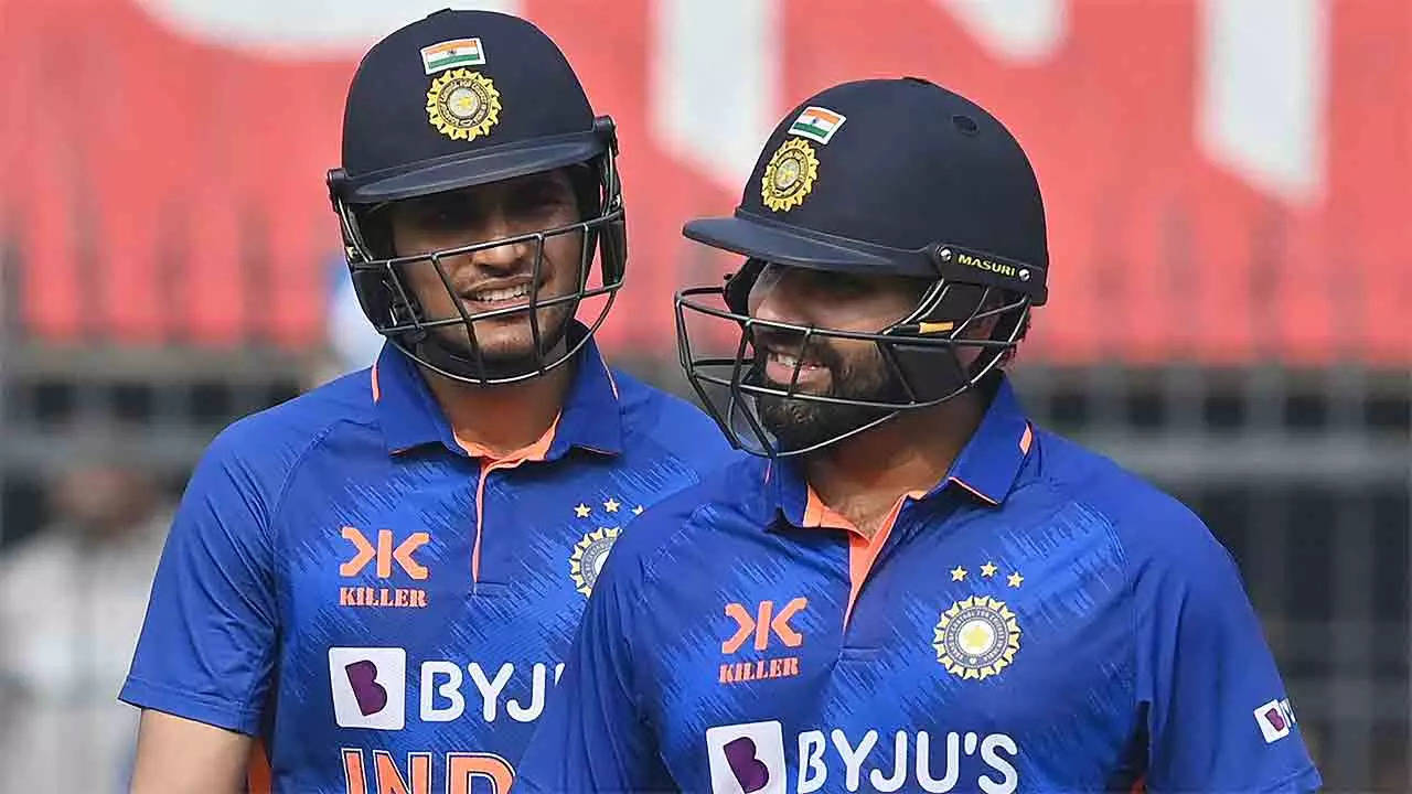 Rohit Sharma and Shubman Gill: India revel in new opening pair | Cricket  News - Times of India