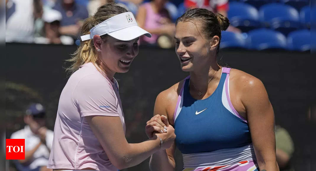 ominous-sabalenka-sets-up-australian-open-semi-final-with-linette-or-tennis-news-times-of-india