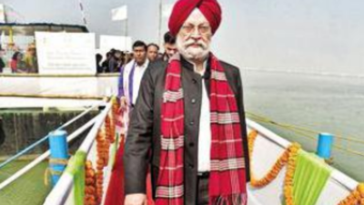 Union petroleum minister Hardeep Singh Puri flags off low-carbon inland vessel on Brahmaputra
