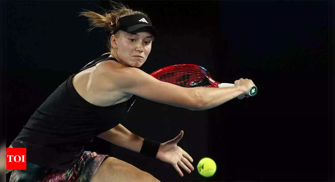 australian-open-rybakina-dismantles-ostapenko-sets-up-semifinal-meeting-with-azarenka-or-tennis-news-times-of-india