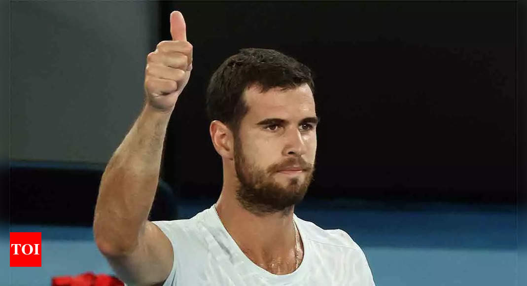 australian-open-karen-khachanov-stirs-up-a-row-with-artsakh-line-or-tennis-news-times-of-india