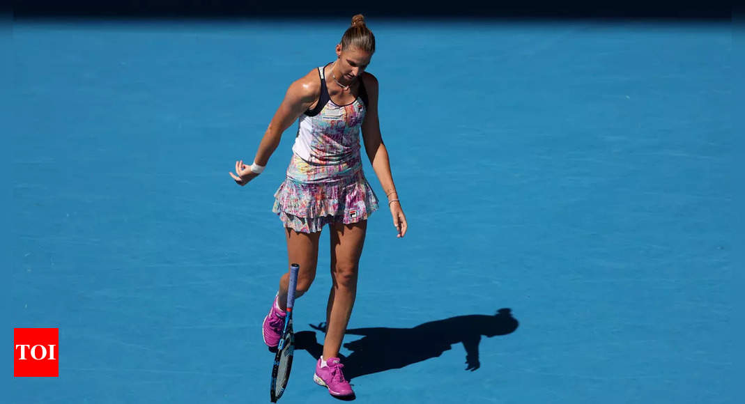 pliskova-rues-misfiring-serve-after-australian-open-exit-or-tennis-news-times-of-india