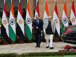 Egyptian President Abdel Fattah El Sisi visits India