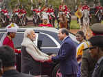 New Delhi: Egyptian President Abdel Fattah El-Sisi shakes hands with Prime Minis...