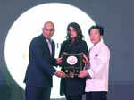 (HOME DELHI) - Rohit Lohani & Chef Saito felicitated by Charu Parashar