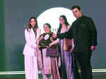 (BHAPE DA KITCHEN & BAR) - Jiwan Chopra, Geetanjali Chopra & Aayush chopra felicitated by Malaika Arora