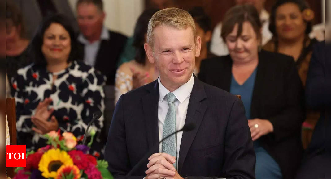 Chris Hipkins sworn in as New Zealand PM, pledges focus on economy – Times of India