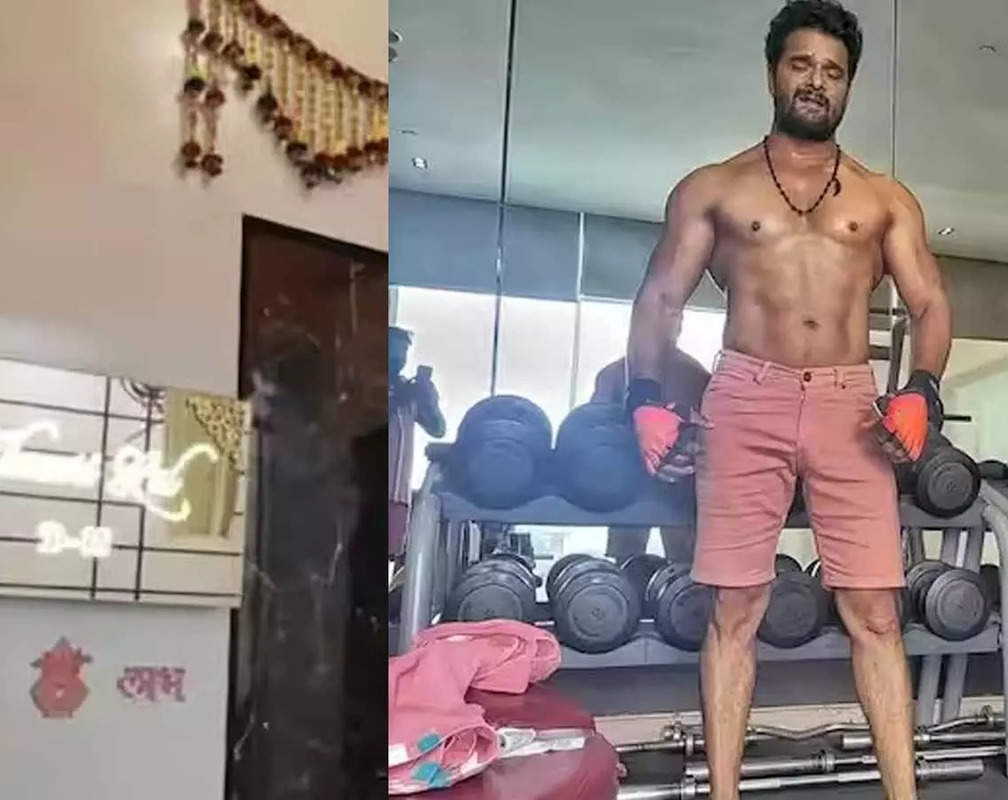
From a blingy nameplate to gym, here's a look at Bhojpuri superstar Khesari Lal Yadav’s Mumbai house
