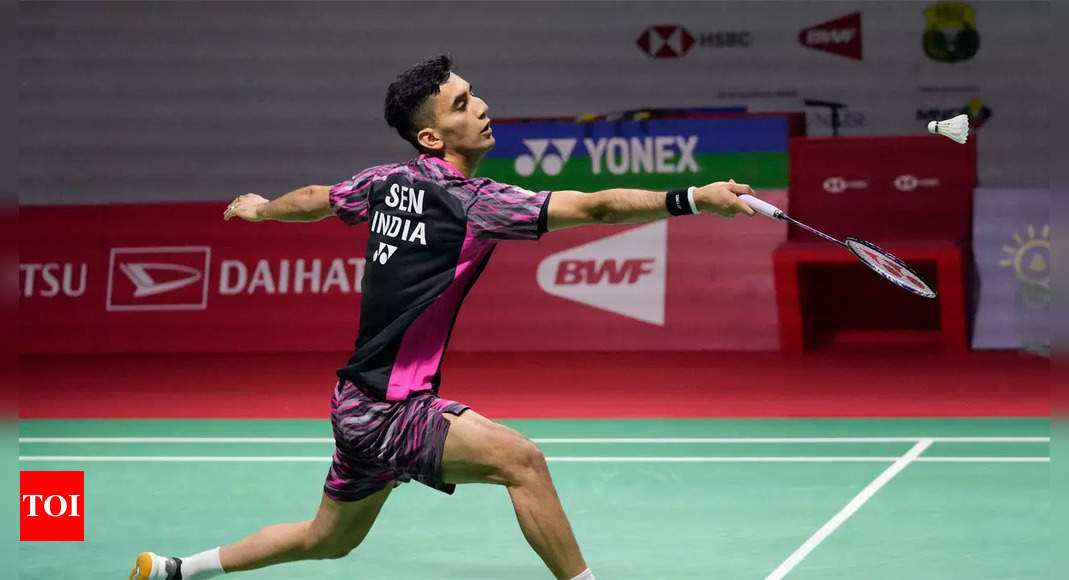 Indonesia Masters: Lakshya Sen, Saina Nehwal progress to second round | Badminton News – Times of India