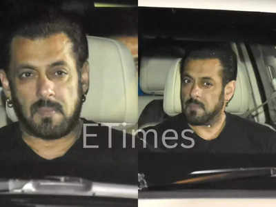 Salman Khan visits Aamir Khan at his residence