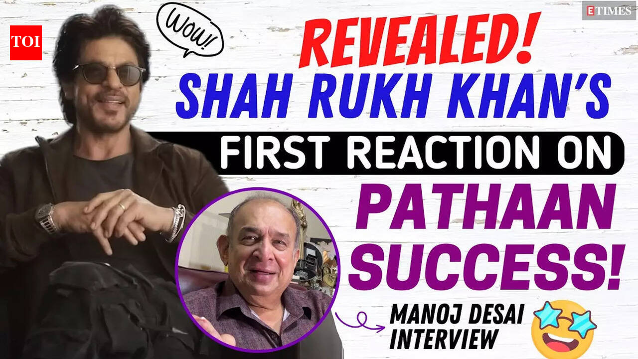 REVEALED! Shah Rukh Khan's FIRST Reaction on ‘Pathaan’ success: Manoj ...
