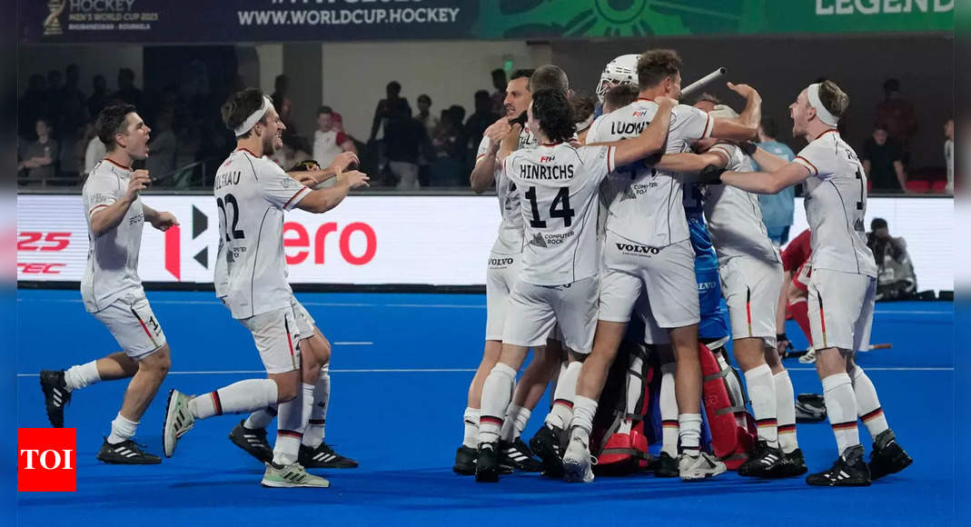 Grambusch brothers shine in Germany’s ‘crazy’ penalty shootout win over England to enter World Cup semifinals | Hockey News – Times of India