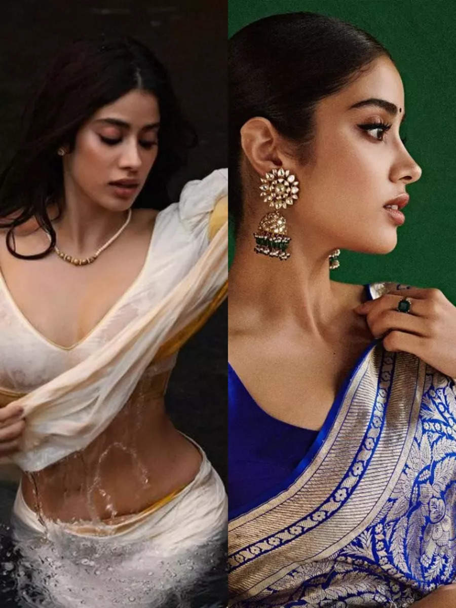 19 Times Janhvi Kapoor Wowed Us In Saris Times Of India 5031