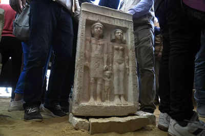 Egypt unveils tombs and sarcophagus in new excavation