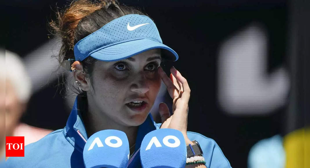 WATCH: Sania Mirza bids emotional farewell to Grand Slams | Tennis News – Times of India
