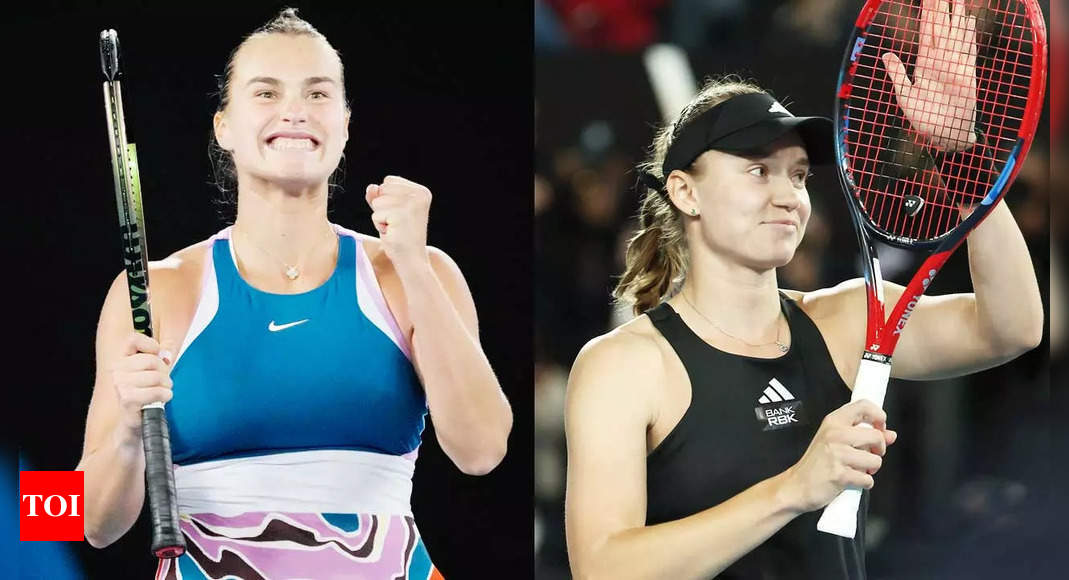 Aryna Sabalenka, Elena Rybakina promise power-packed Australian Open final | Tennis News – Times of India