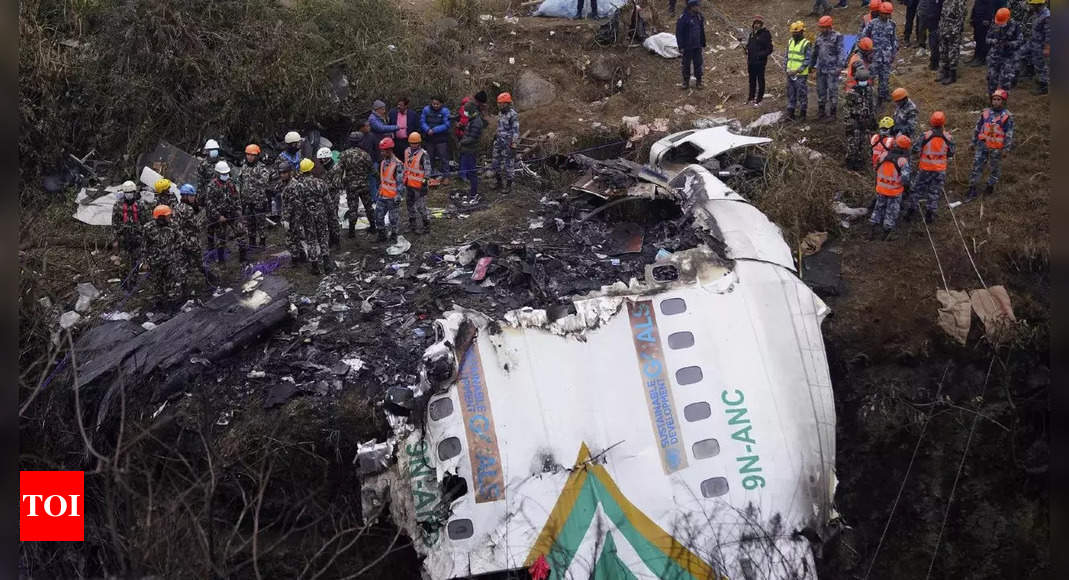 Nepal plane crash: Black boxes of Yeti Airlines flight to be analysed in Singapore – Times of India