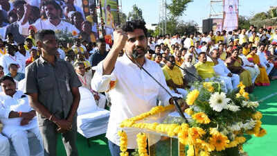 Will announce dedicate youth manifesto, says Nara Lokesh during 'Yuvagalam  Padayatra' in Andhra Pradesh | Amaravati News - Times of India
