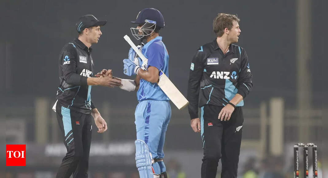 India vs New Zealand, 1st T20I Highlights: Spinners ‘choke’ India as New Zealand take a 1-0 lead with 21-run victory | Cricket News – Times of India