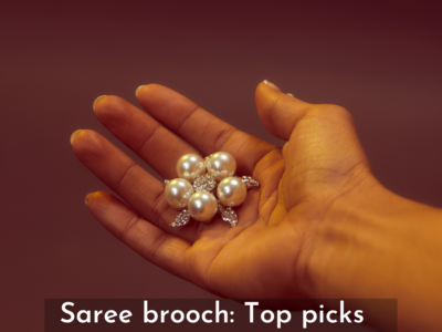 Pearl Saree Brooch Pin