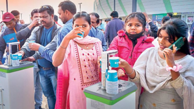 At hockey World Cup, visitors are drinking water made from air