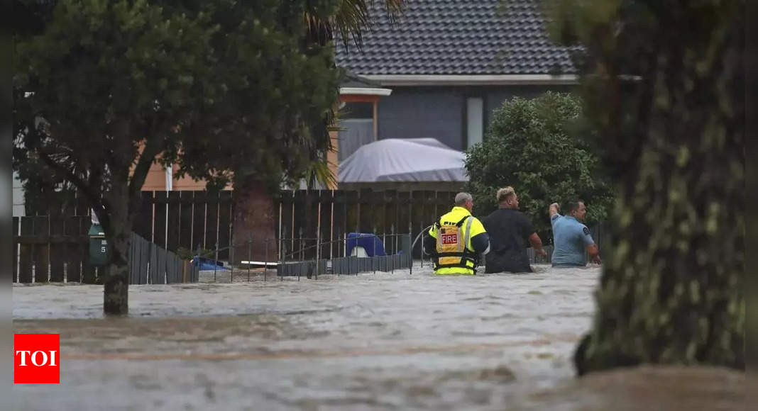 Three dead as rain pounds New Zealand’s largest city Auckland – Times of India