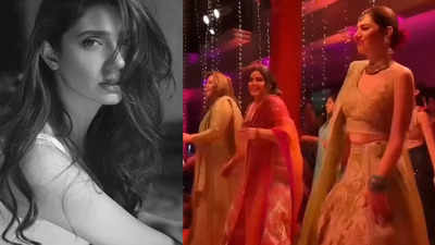 Mahira Khan grooves to 'Dance Ka Bhoot' and 'Choli Ke Peeche Kya Hai' at wedding; videos go viral
